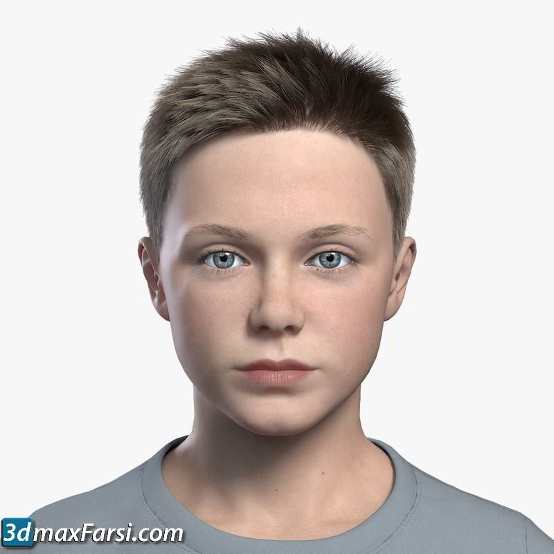 Download) Turbosquid – Boy child Rigged (Ben 2 3D model) - 3dmaxfarsi