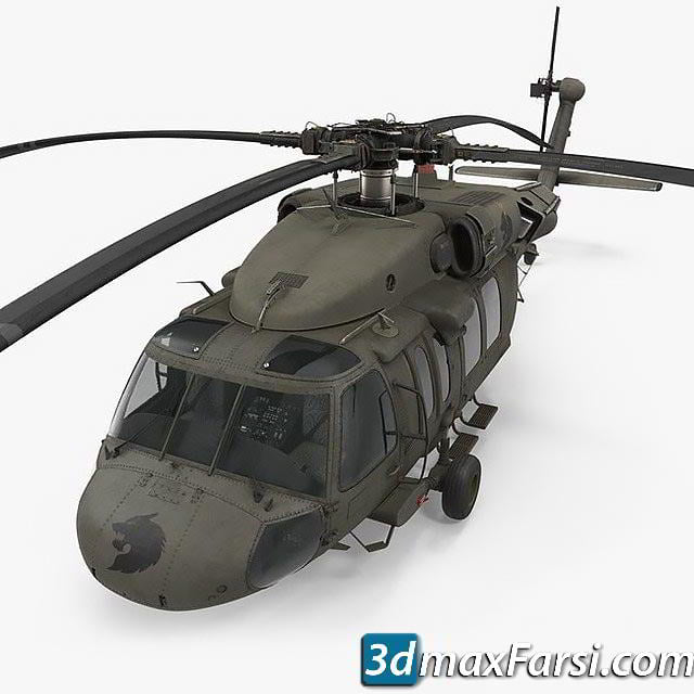 TurboSquid – Sikorsky UH-60 Black Hawk US Military Utility Helicopter free download