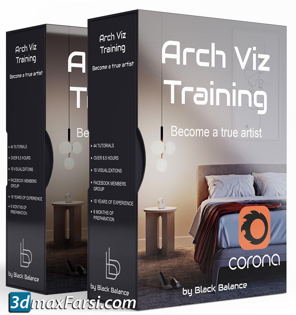 Archviz training Corona by Black Balance free download
