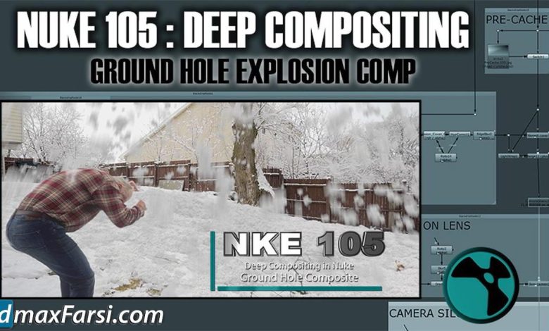 CGCircuit – NKE 105 – Deep Compositing in Nuke – Ground Hole Composite free download