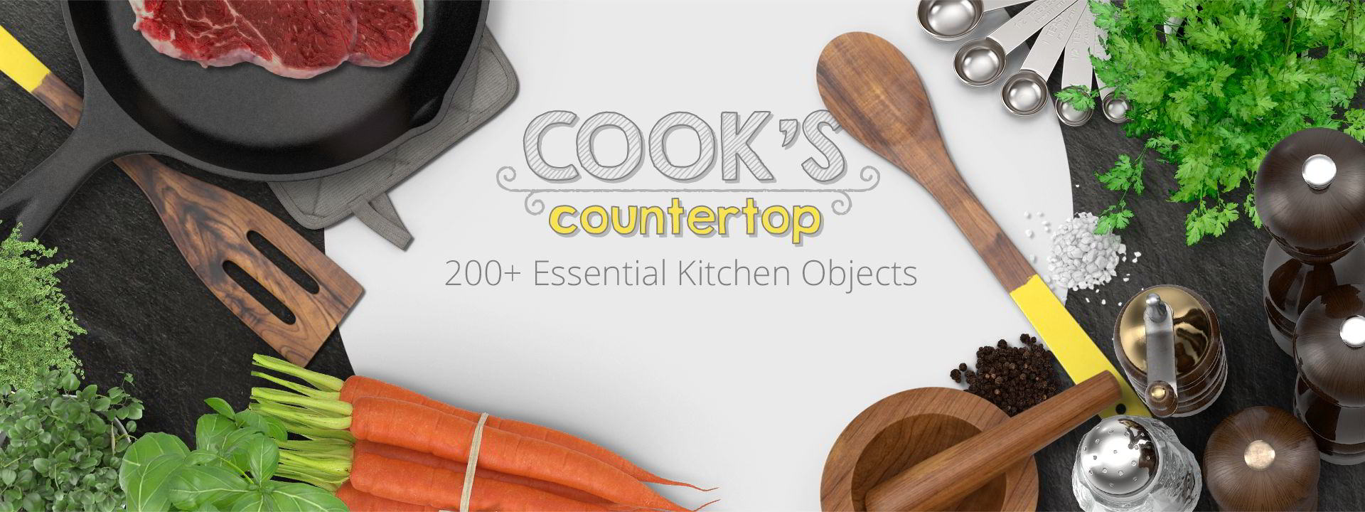 PixelSquid – Cooks Countertop Collection free download
