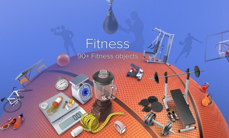 PixelSquid – Fitness Collection free download