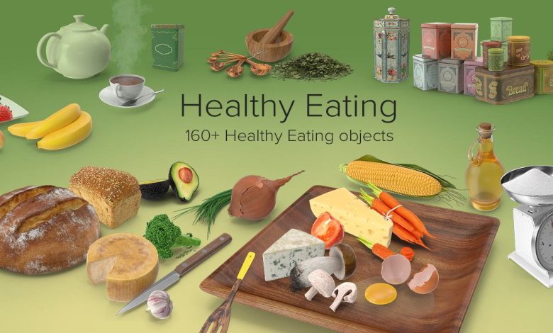 PixelSquid – Healthy Eating Collection free download