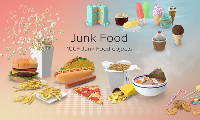PixelSquid – Junk Food Collection free download
