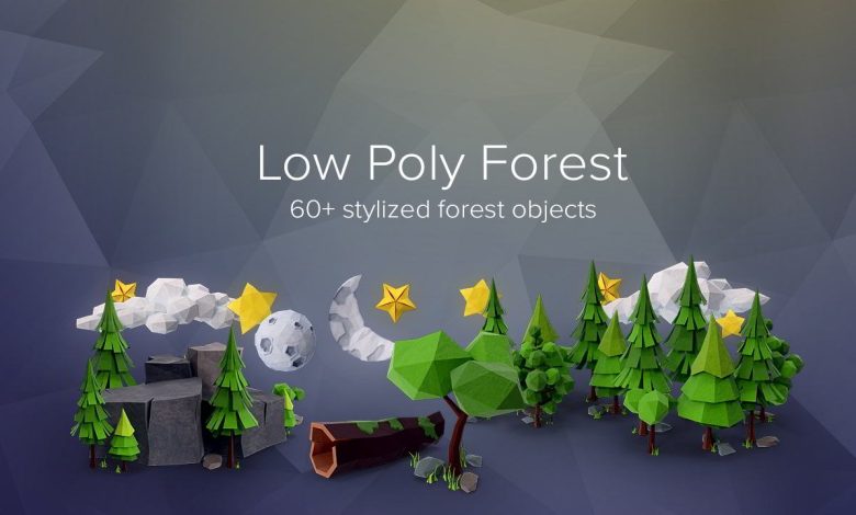 PixelSquid – Low Poly Forest Collection free download