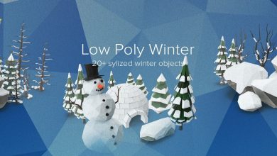 PixelSquid – Low Poly Winter Collection free download