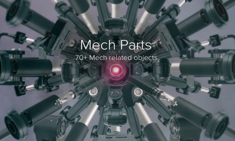 PixelSquid – Mech Parts Collection free download