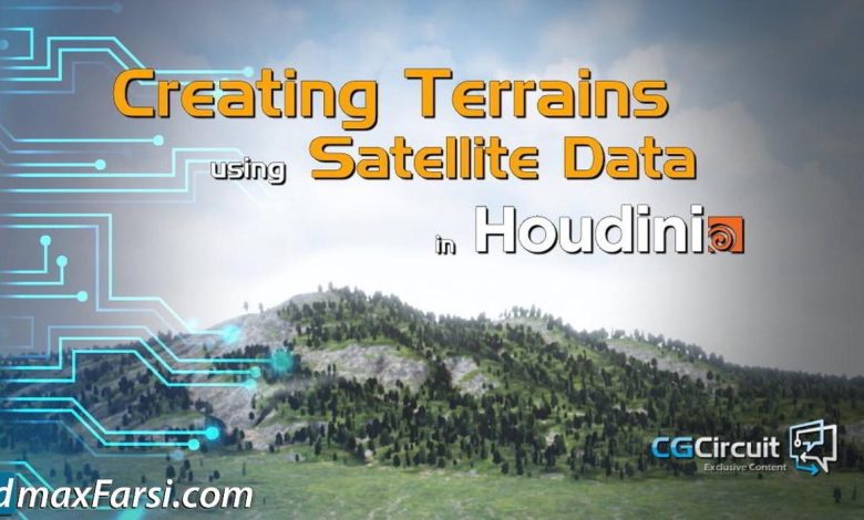 CGCircuit – Terrains using Satellite Data in Houdini free download