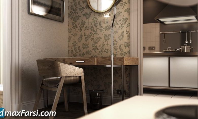 Modeling Lighting and Rendering Interior Visulizations in 3ds Max free download