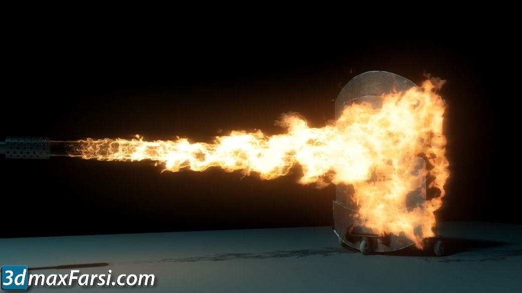 Simulating a Flamethrower Effect in Maya free download