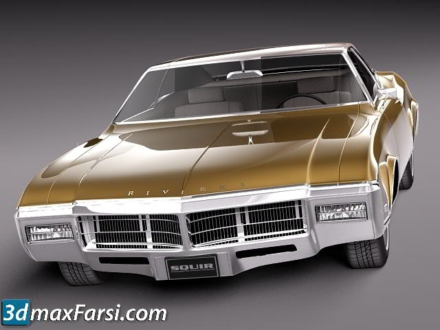 TurboSquid – Buick Riviera 1969 3ds Max, OBJ, FBX