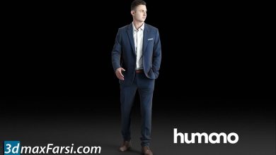 Humano Elegant business man in a suit walking 0102 free download
