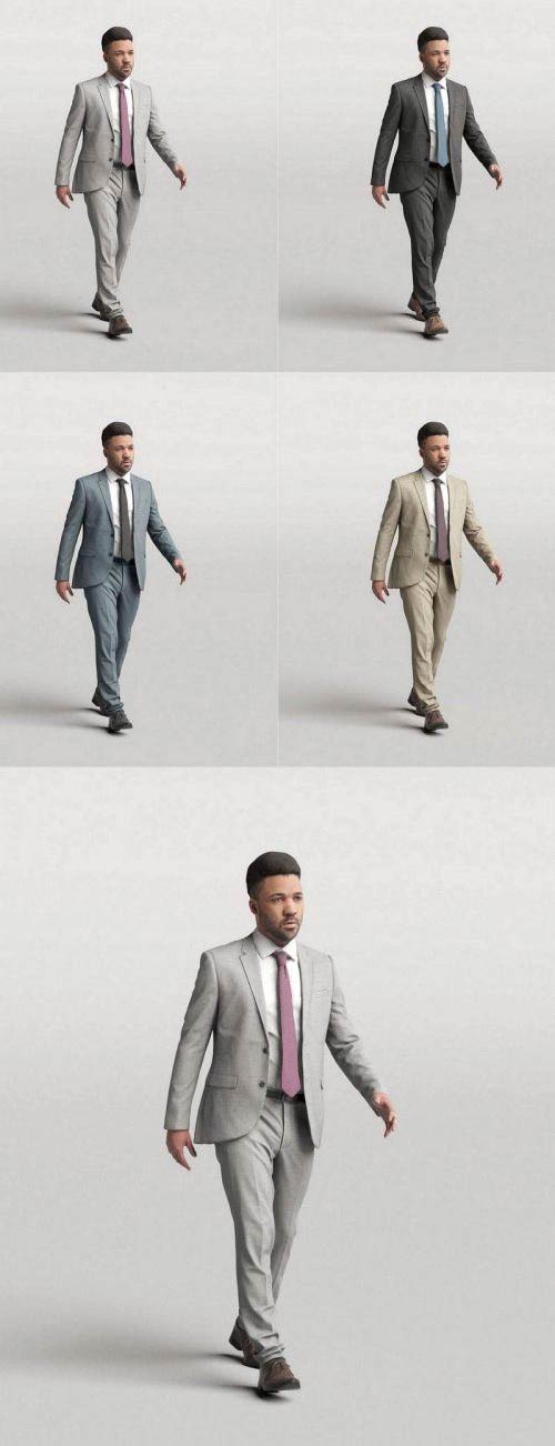 Humano Elegant Man Walking and talking 0302 2 Elegant Man Walking and talking 0302 free download