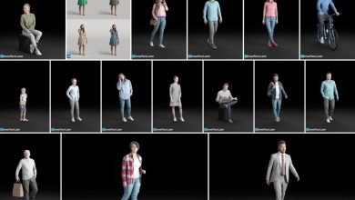 Humano3d People – 56 Models free download