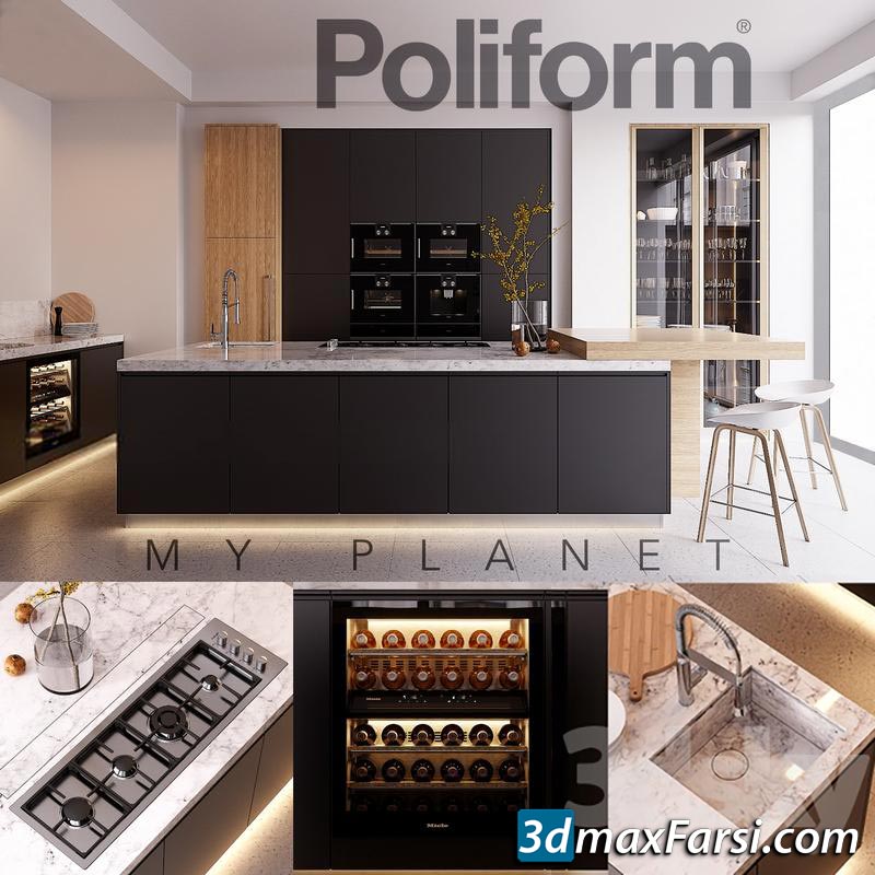 Kitchen Poliform Varenna My Planet 4 free download