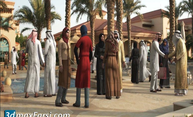 AXYZ Design – Arab People 3d models Collection free download