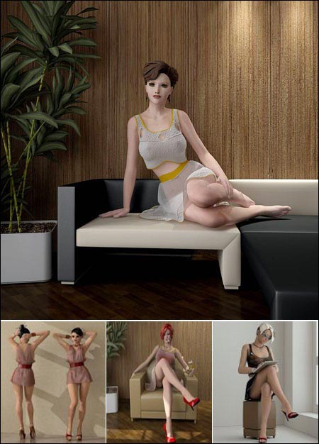 Sexy Lady Models Collections 1 & 2 free download