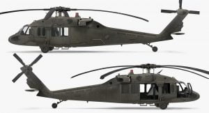 Sikorsky UH-60 Black Hawk US Military Utility Helicopter