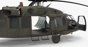 turbosquid Sikorsky UH-60 Black Hawk US Military Utility Helicopter