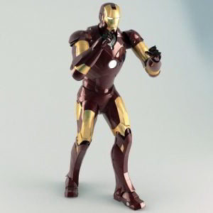 TurboSquid Iron Man Rigged