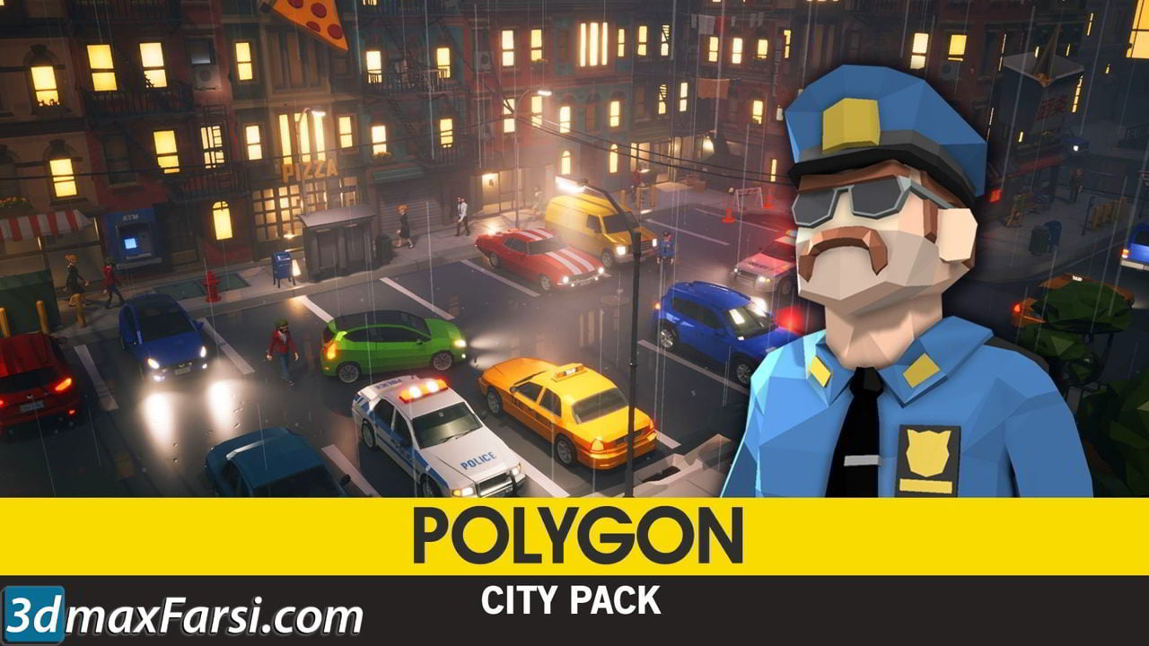 CGTrader – POLYGON – City Pack Low-poly & Complete Colored Lowpoly Standing People free download