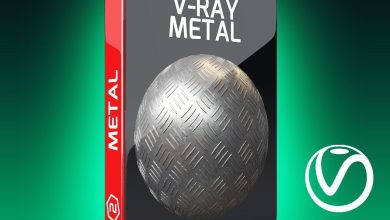 Motion Squared – V-Ray Metal Texture Pack for Cinema 4D free download
