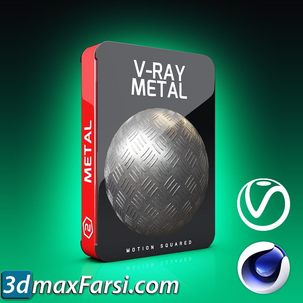 Motion Squared – V-Ray Metal Texture Pack for Cinema 4D free download