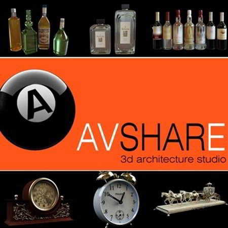 Avshare bottles clocks