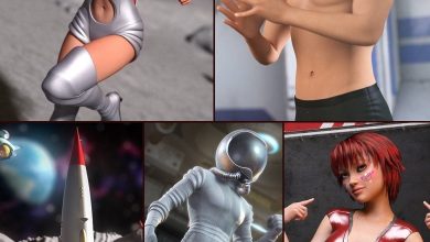 Daz3d, Callie & Cory In Space free download