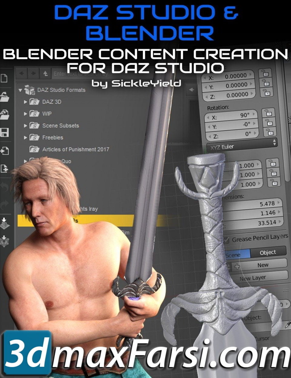 Daz3d, Daz Studio Content Creation with Blender free download