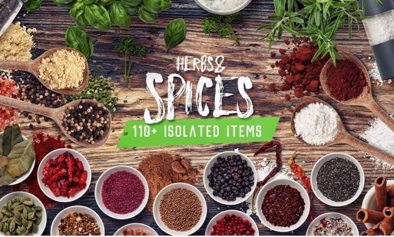 Creativemarket – Herbs & Spices – Isolated Food Items