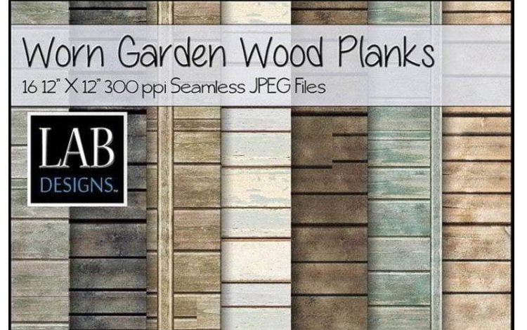 creativemarket – 16 Wood Plank Seamless Worn Textures