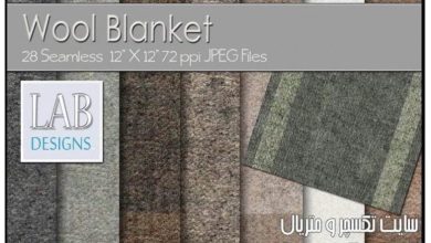 Creativemarket – 28 Seamless Wool Blanket