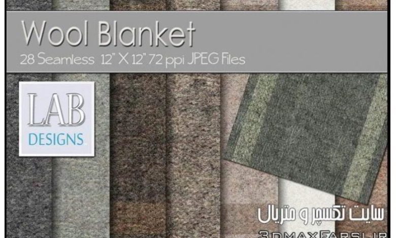 Creativemarket – 28 Seamless Wool Blanket