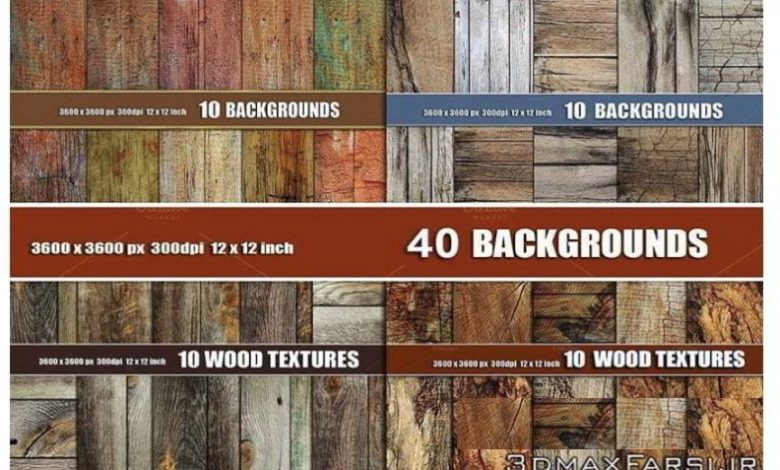 Creativemarket – 40 OLD WOOD TEXTURE BACKGROUNDS download