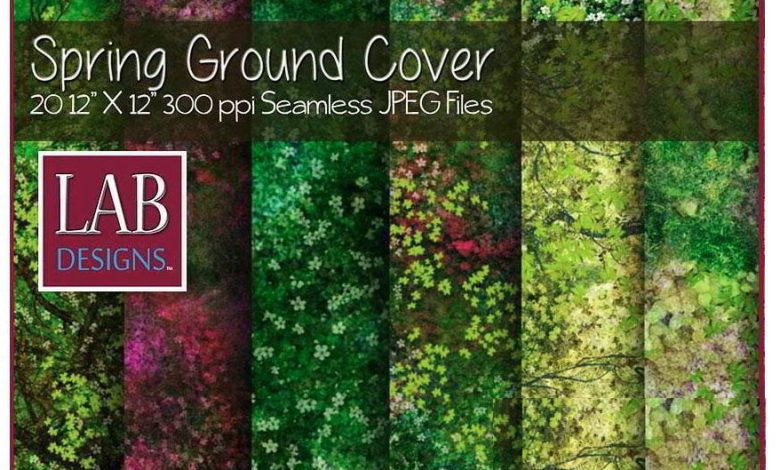 Creativemarket – Seamless Spring Ground Cover download