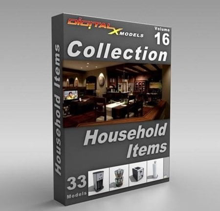 DigitalXModels – Volume 16 – Household Items free download