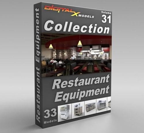 DigitalXModels – Volume 31 – Restaurant Equipment free download
