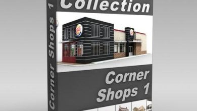 DigitalXModels – Volume 36 – Corner Shops 1 free download