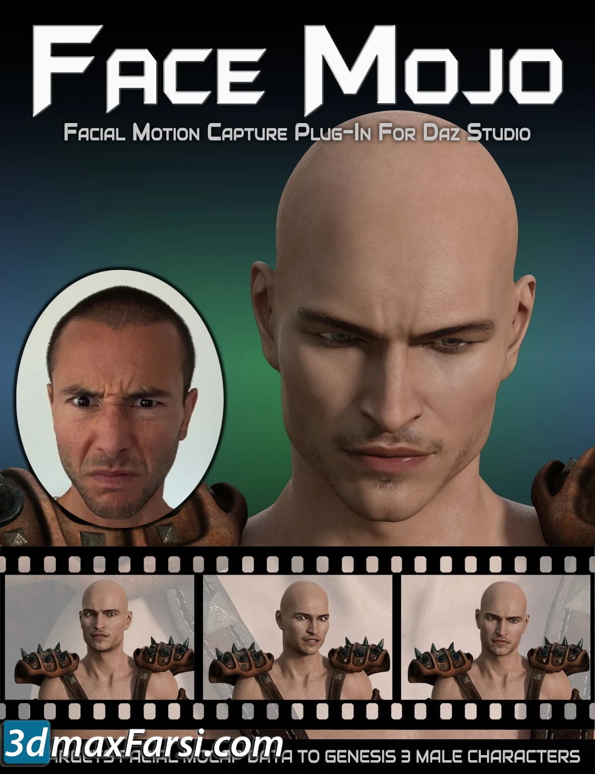 Daz3d, Face Mojo - Facial MoCap Retargeting for Genesis 3 Males free download