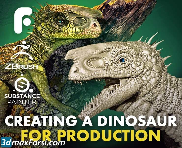 Daz3d, Modeling & Texturing a Dinosaur for Production Complete Edition