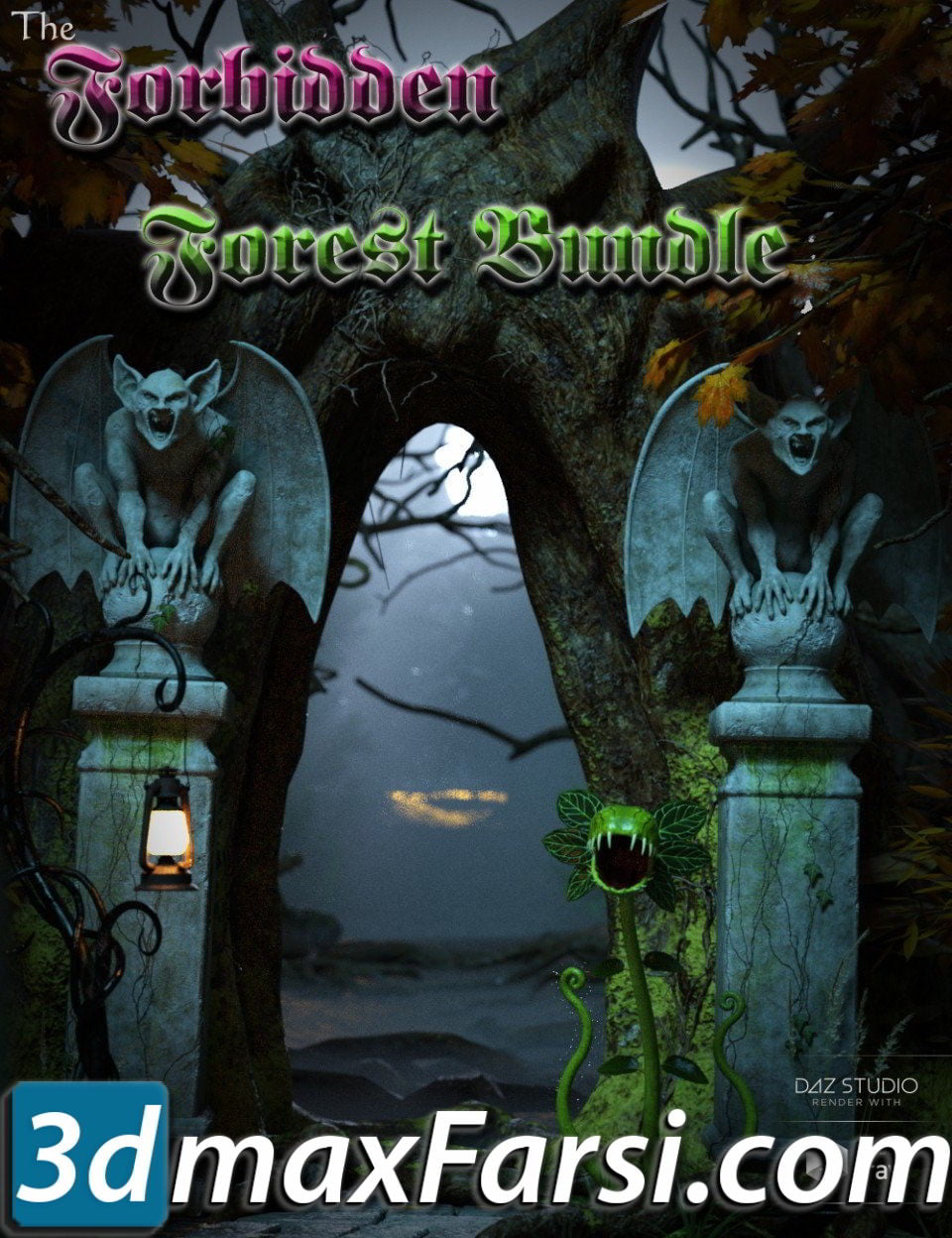 Daz3d, Forbidden Forest Bundle free download