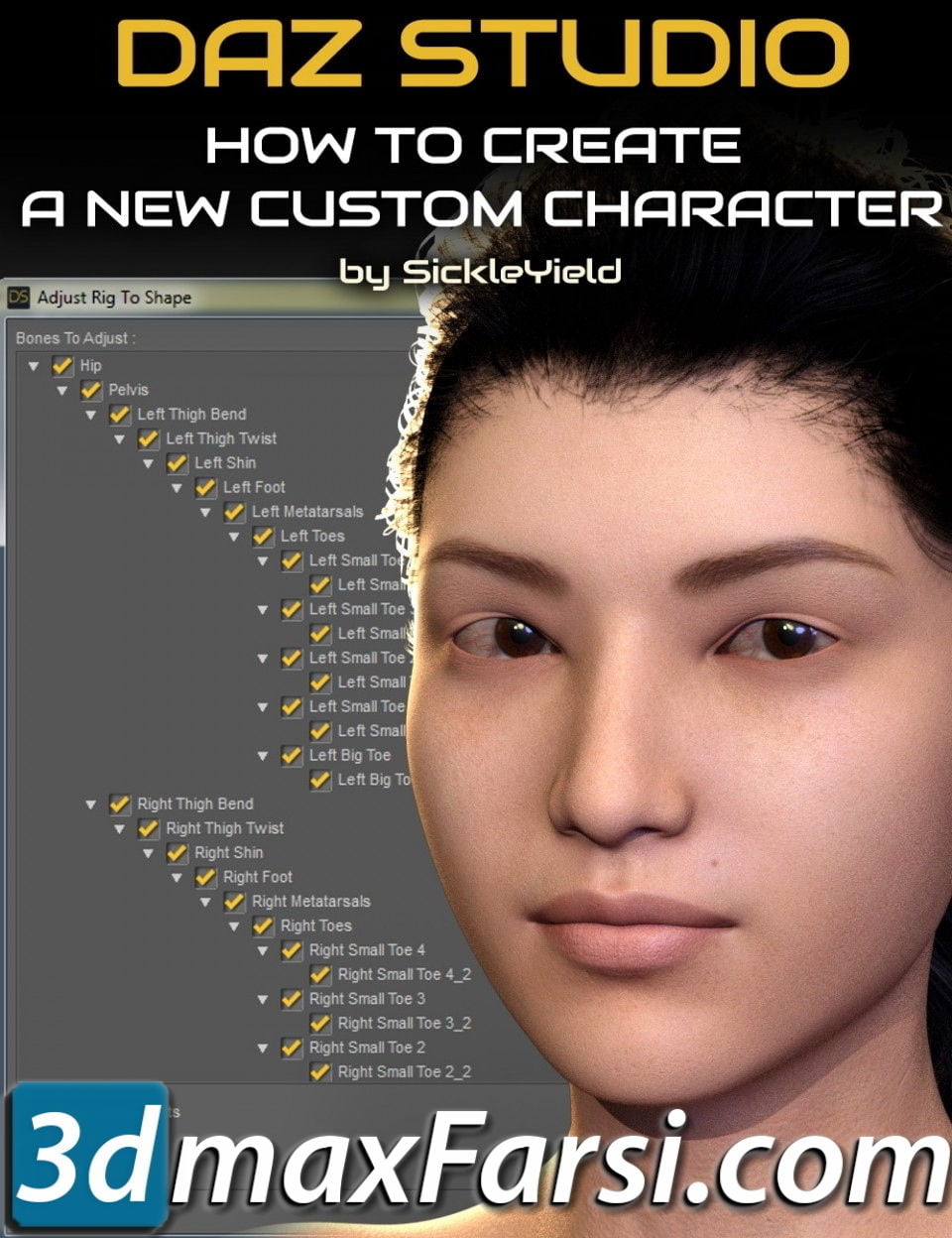 Daz3d, How to Create a New Custom Daz Studio Character