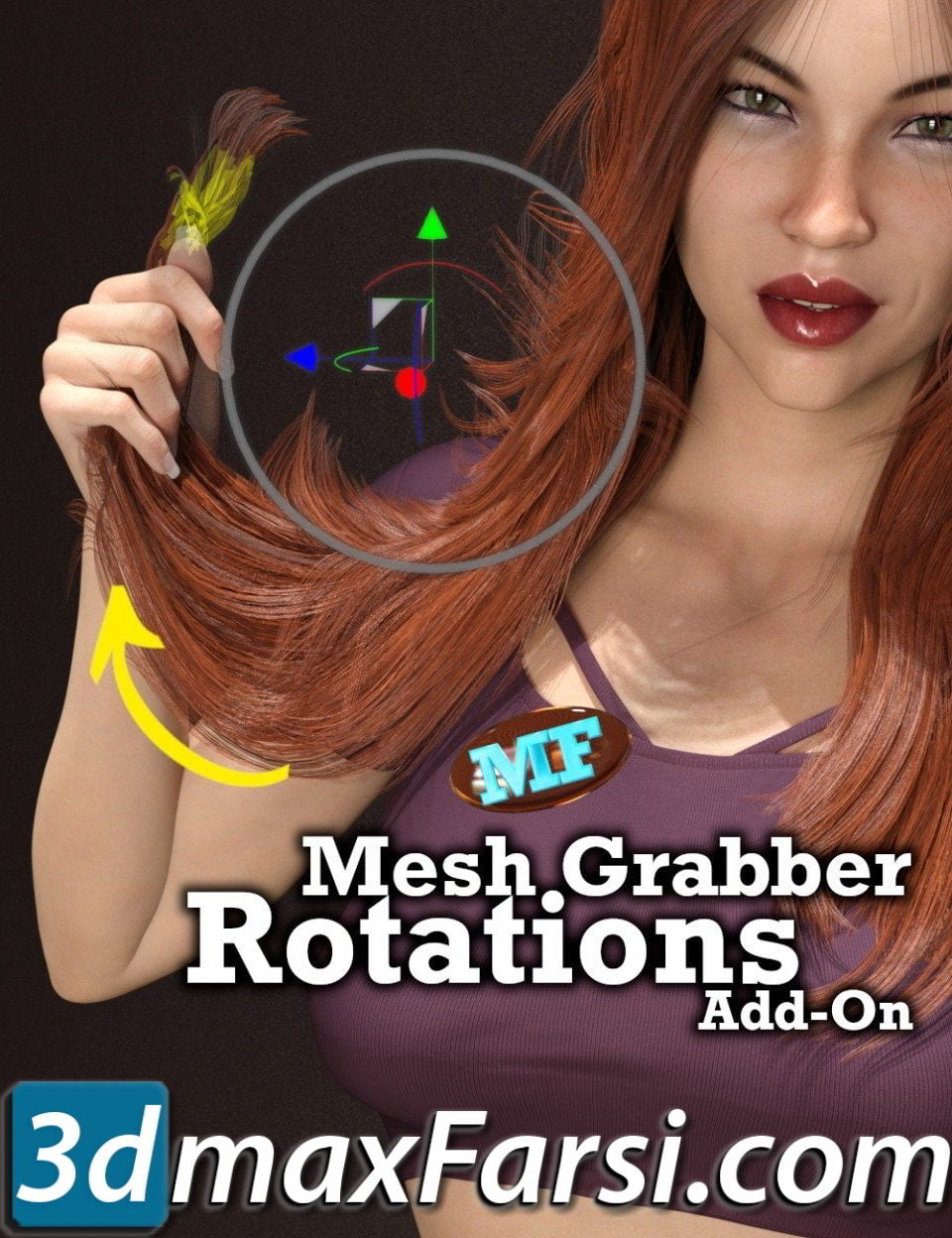 Daz3d, Mesh Grabber Rotations Add-On free download