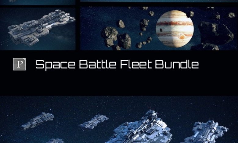 Daz3d, Space Battle Fleet BUNDLE free download