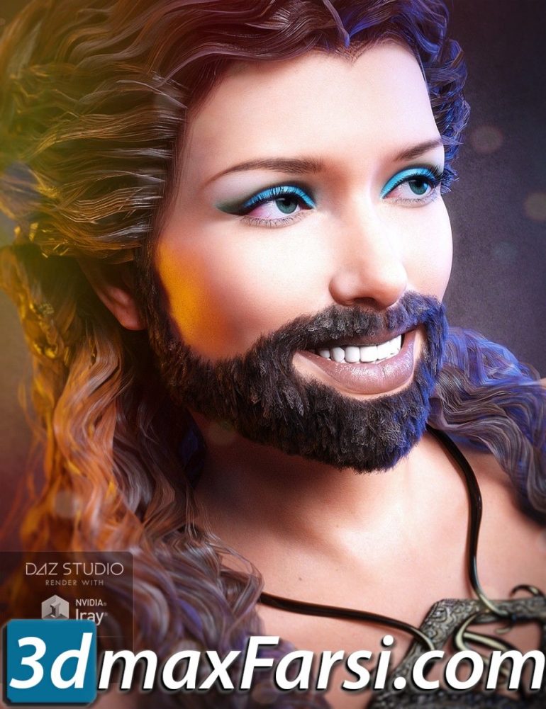 Daz3d, The Bearded Lady free download 3dmaxfarsi