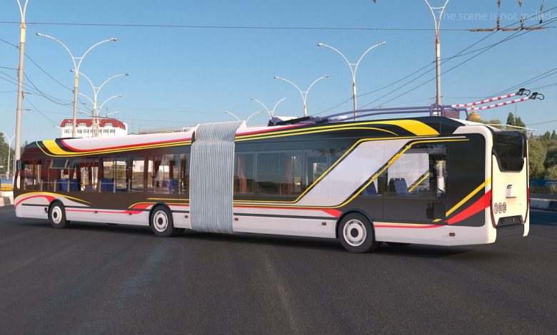 TURBOSQUID – Electric Hybrid Trolleybus