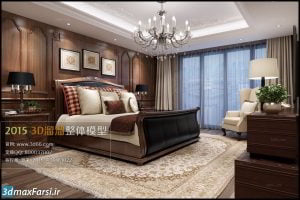 American Bedroom Style 3D66 Interior 2015 vol. 2 free download