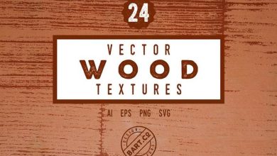 Creativemarket 24 Vector Wood Textures free download