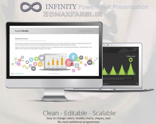 graphicriver Infinity Colors Business PowerPoint Presentation Template